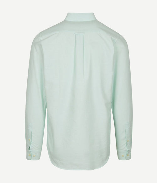 Overhemd Oxford borstzak lichtgroen