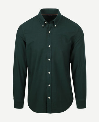 Steppin' Out overhemd Oxford donkergroen | Regular-fit