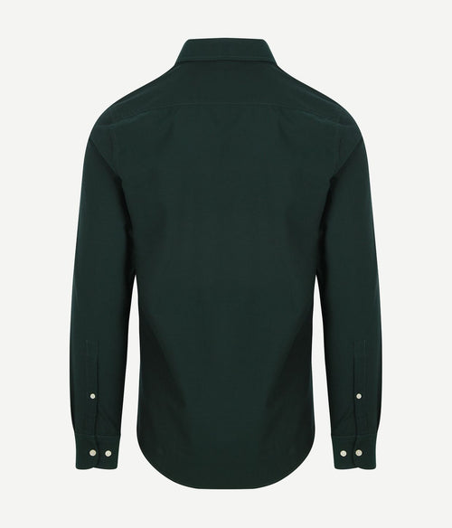 Steppin' Out overhemd Oxford donkergroen | Regular-fit