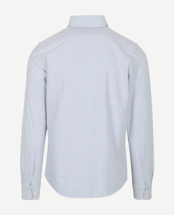 Steppin' Out overhemd Oxford streep lichtblauw | Regular-fit
