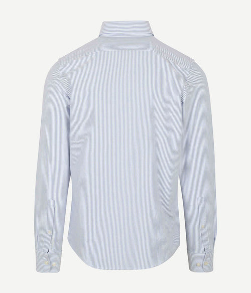 Steppin' Out overhemd Oxford streep lichtblauw | Regular-fit