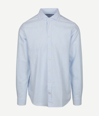 Overhemd Oxford streep lichtblauw Overhemd Oxford streep lichtblauw