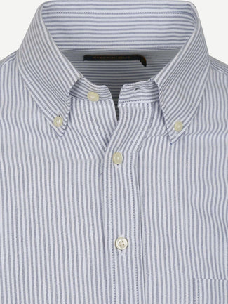 Steppin' Out overhemd Oxford streep lichtblauw | Regular-fit Steppin' Out overhemd Oxford streep lichtblauw | Regular-fit