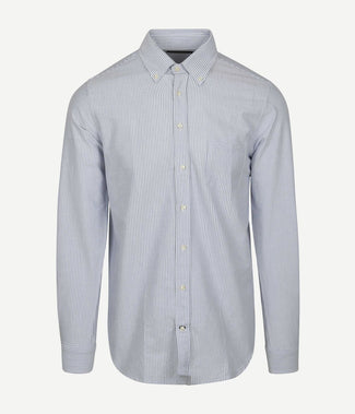 Steppin' Out overhemd Oxford streep lichtblauw | Regular-fit Steppin' Out overhemd Oxford streep lichtblauw | Regular-fit