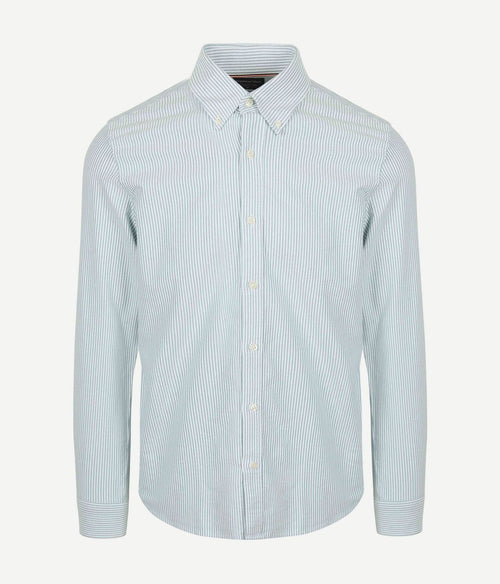 Steppin' Out overhemd Oxford streep lichtgroen | Regular-fit