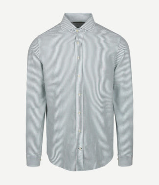 Overhemd Oxford streep lichtgroen Overhemd Oxford streep lichtgroen