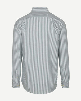 Steppin' Out overhemd Oxford streep lichtgroen | Regular-fit