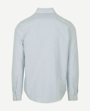 Steppin' Out overhemd Oxford streep lichtgroen | Regular-fit