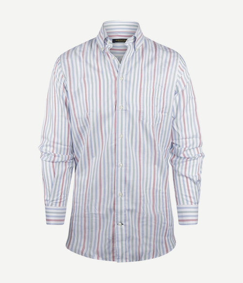 Steppin' Out overhemd Oxford streep multicolour | Regular-fit