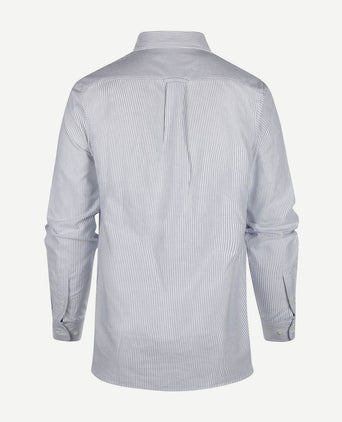 Steppin' Out overhemd Oxford streep donkerblauw | Regular-fit