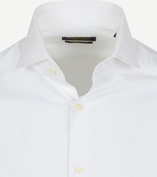 Steppin' Out overhemd Oxford wit | Regular-fit