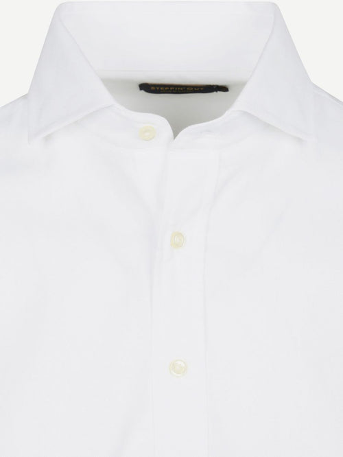 Steppin' Out overhemd Oxford wit | Regular-fit