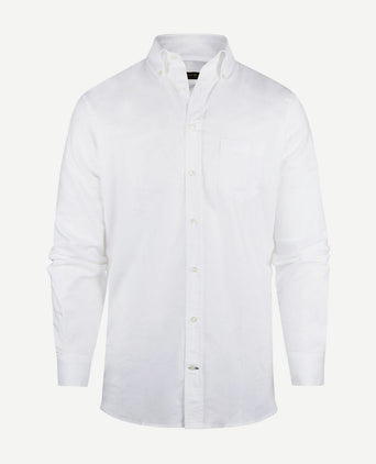 Steppin' Out overhemd Oxford wit | Regular-fit