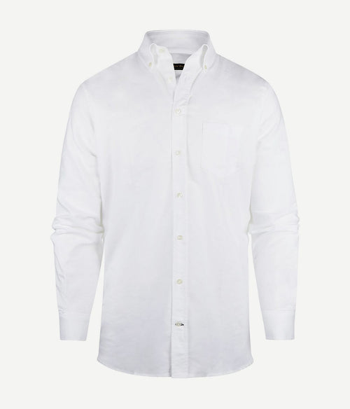 Steppin' Out overhemd Oxford wit | Regular-fit