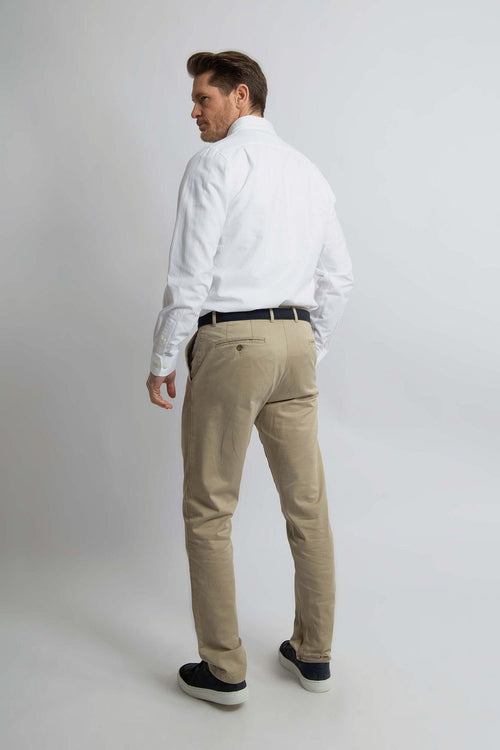 Steppin' Out overhemd Oxford wit | Regular-fit