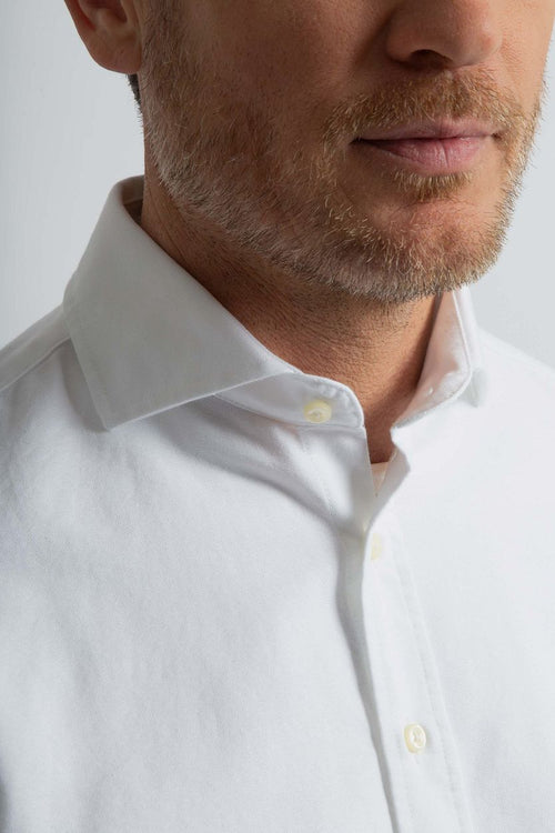 Steppin' Out overhemd Oxford wit | Regular-fit