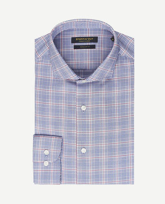 Overhemd ruiten blauw