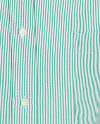 Steppin' Out overhemd streep groen | Regular-fit