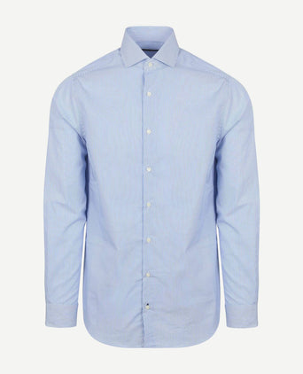 Steppin' Out overhemd streep lichtblauw | Regular-fit