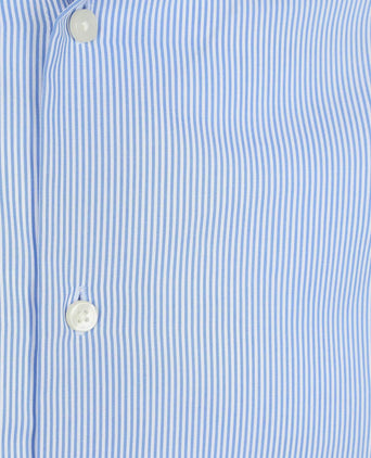 Steppin' Out overhemd streep lichtblauw | Regular-fit