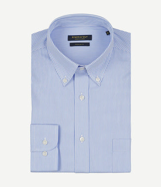 Overhemd streep lichtblauw Overhemd streep lichtblauw