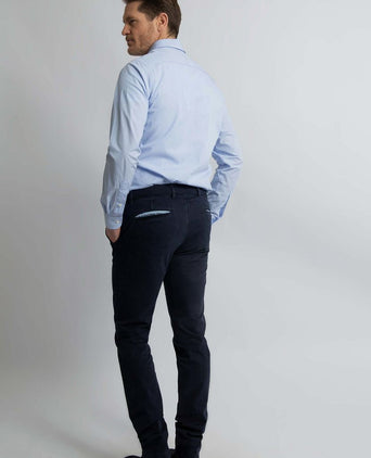 Steppin' Out overhemd streep lichtblauw | Regular-fit