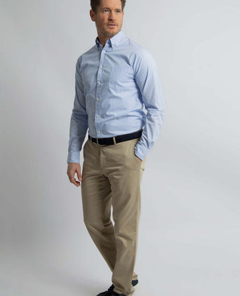 Steppin' Out overhemd streep lichtblauw | Regular-fit