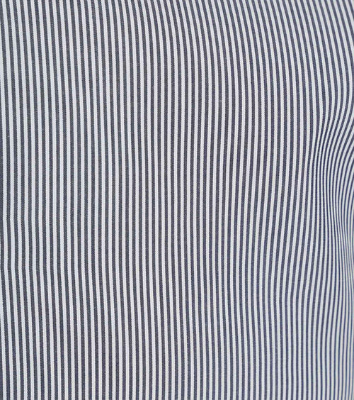 Steppin' Out overhemd streep donkerblauw | Regular-fit