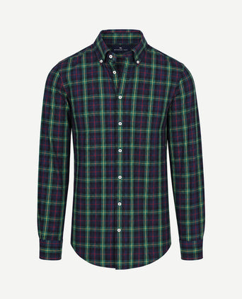 Overhemd tartan ruit multicolour
