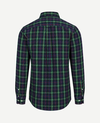 Overhemd tartan ruit multicolour