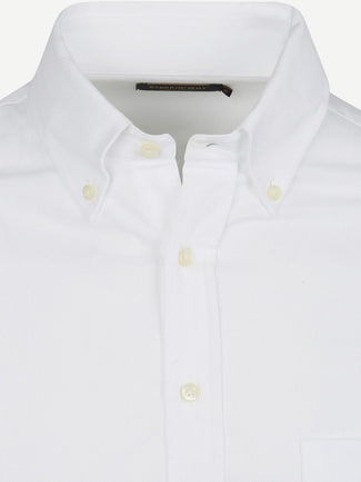 Overhemd twill borstzak wit Overhemd twill borstzak wit