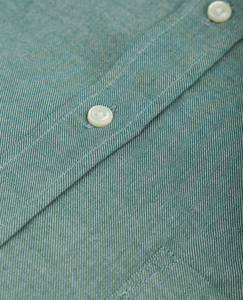 Steppin' Out overhemd twill groen | Regular-fit