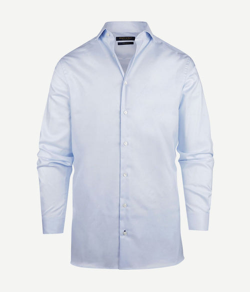 Steppin' Out overhemd twill lichtblauw | Regular-fit