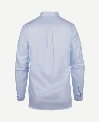 Overhemd twill lichtblauw