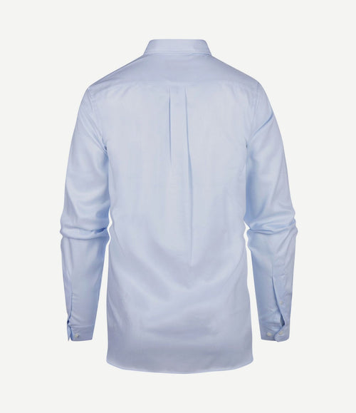 Overhemd twill lichtblauw