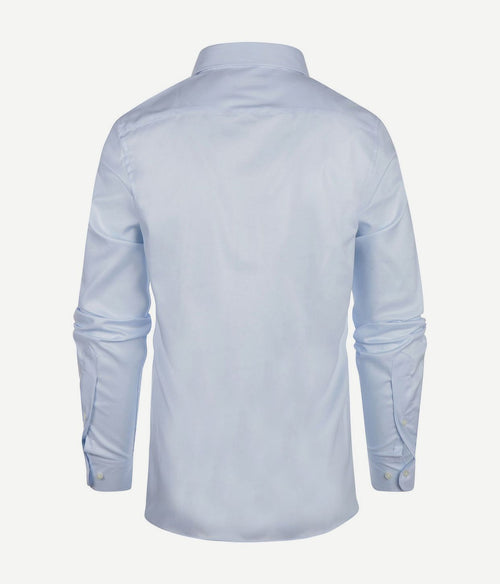 Steppin' Out overhemd slim-fit twill lichtblauw