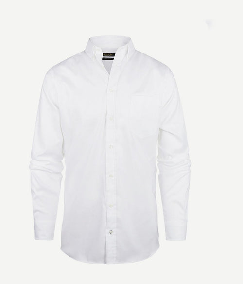 Steppin' Out overhemd twill wit | Regular-fit