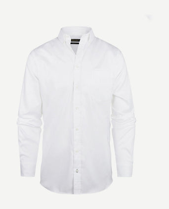 Overhemd twill wit