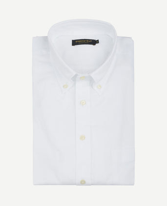 Overhemd twill wit