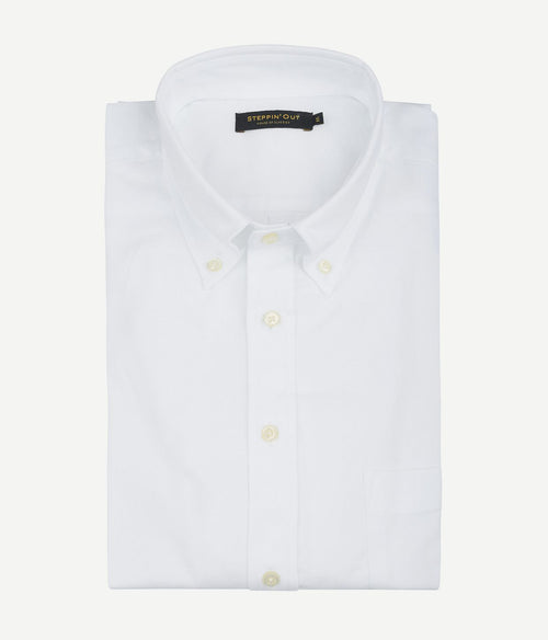 Steppin' Out overhemd twill wit | Regular-fit