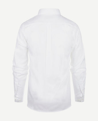 Overhemd twill wit