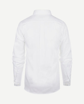 Overhemd twill wit