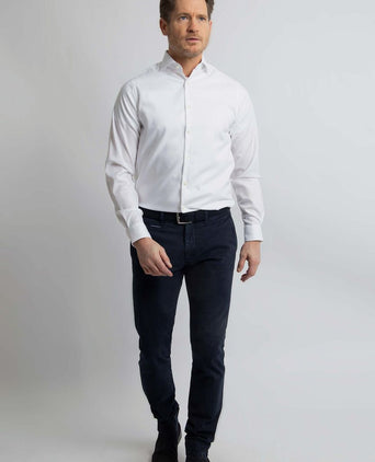 Steppin' Out overhemd twill wit | Regular-fit