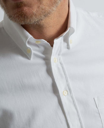 Overhemd twill wit