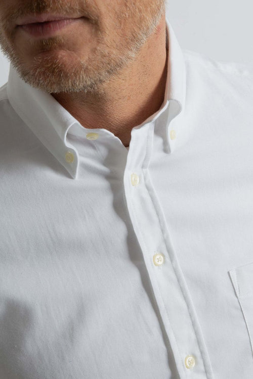 Overhemd twill wit