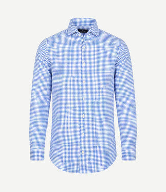 Oxford overhemd ruit blauw Oxford overhemd ruit blauw