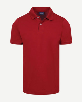 Polo piqué bordeaux