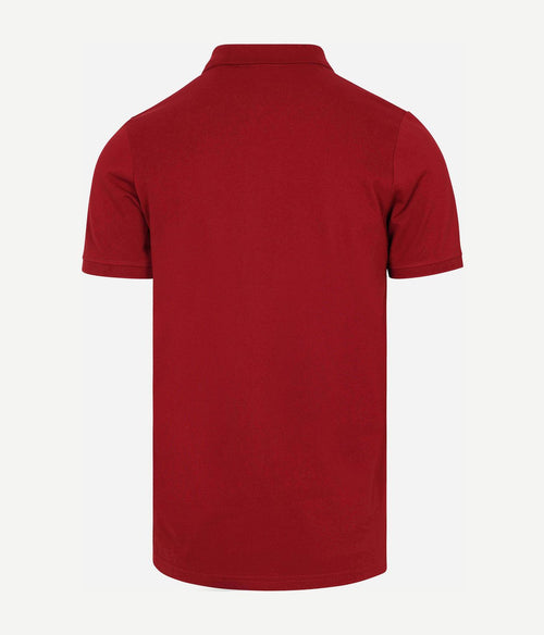 Polo piqué bordeaux