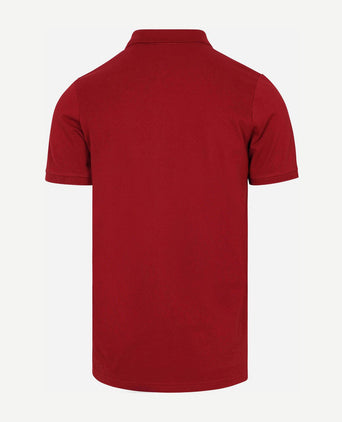 Polo piqué bordeaux