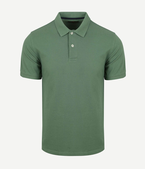 Steppin' Out polo piqué classic groen | Regular-fit